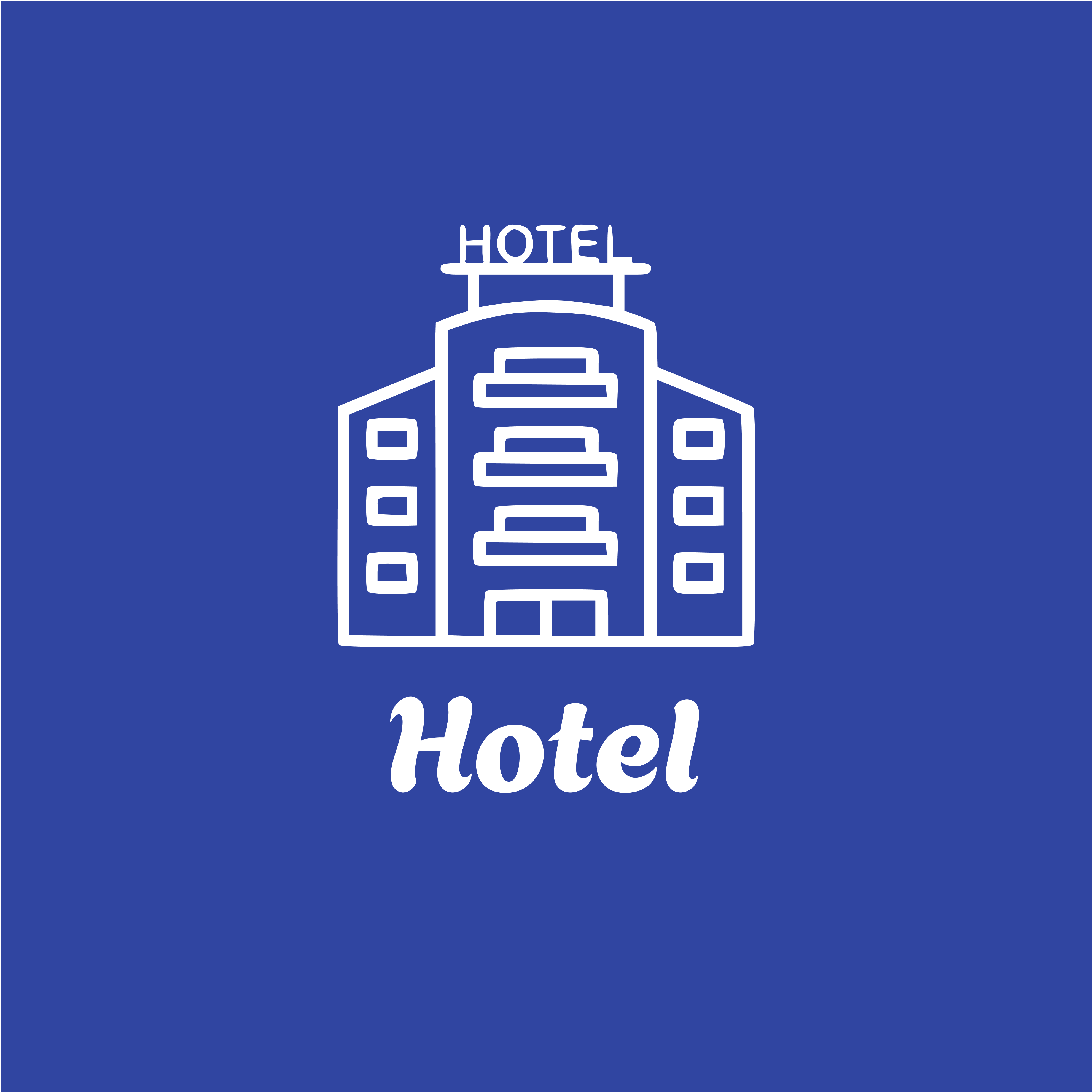 Ícone de um prédio representando hotelaria