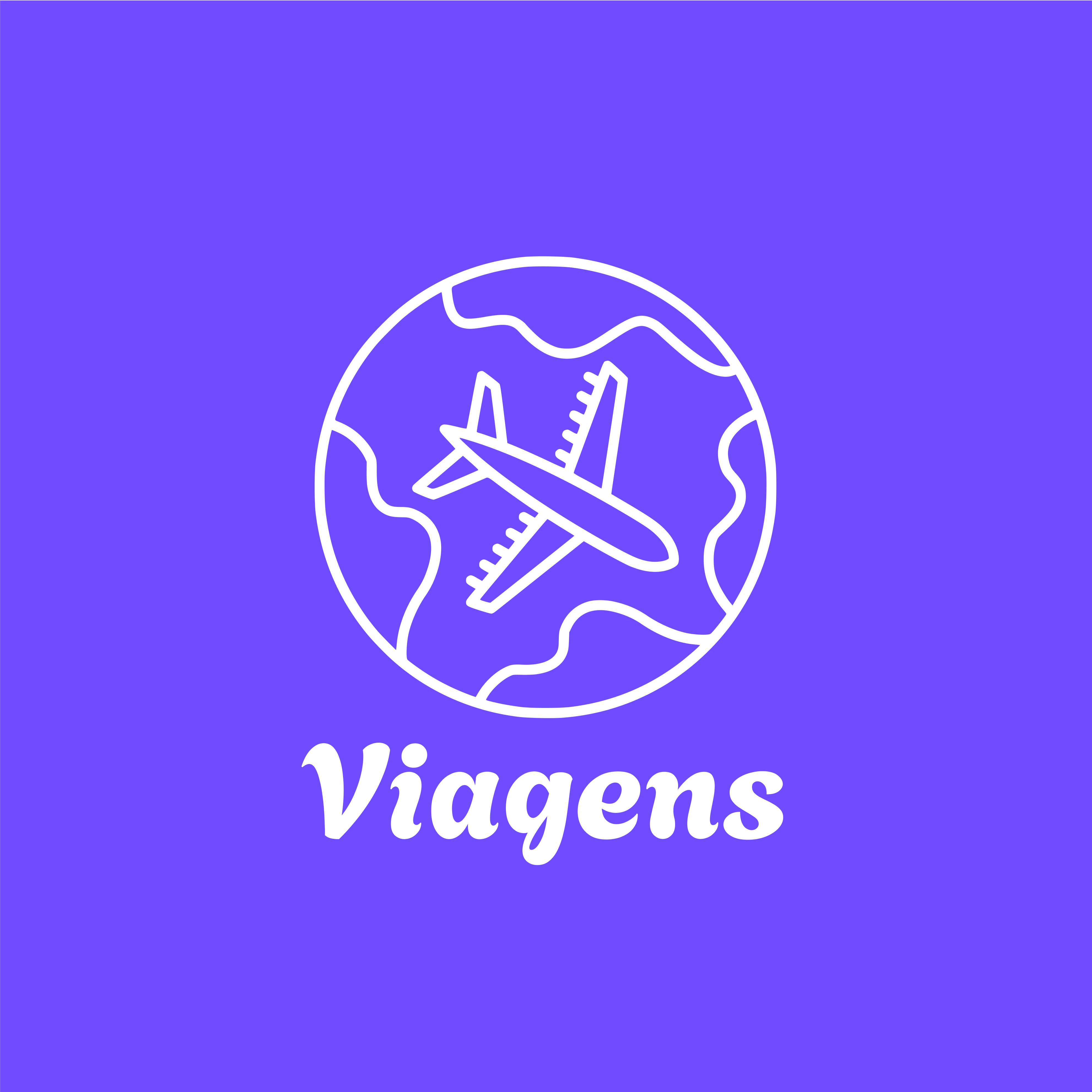 Ícone de avião representando viagens